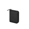 Best Selling Travel Woven Leather Credit Card Holder Wallet Coin Purse